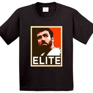 Joe Flacco Elite T-Shirt Football Sports Black Graphic Tee 84